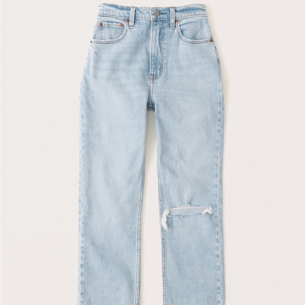 Curve Love Ultra High Rise Ankle Straight Jeans